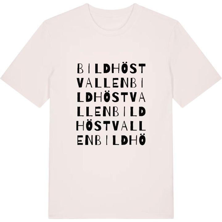 Bildhöstvallen ordlek t-shirt – t-shirt från PinShirt