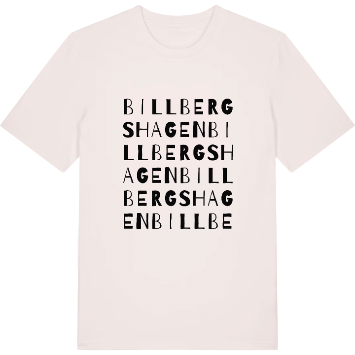 Billbergshagen ordlek t-shirt – t-shirt från PinShirt