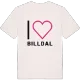 Jag älskar Billdal t-shirt stort tryck
