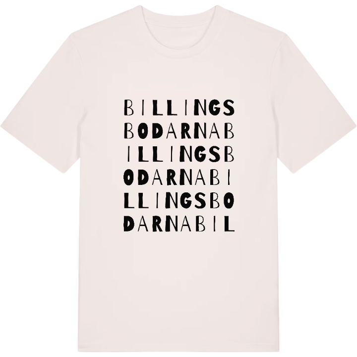 Billingsbodarna ordlek t-shirt – t-shirt från PinShirt