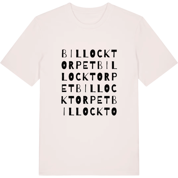 Billocktorpet ordlek t-shirt – t-shirt från PinShirt