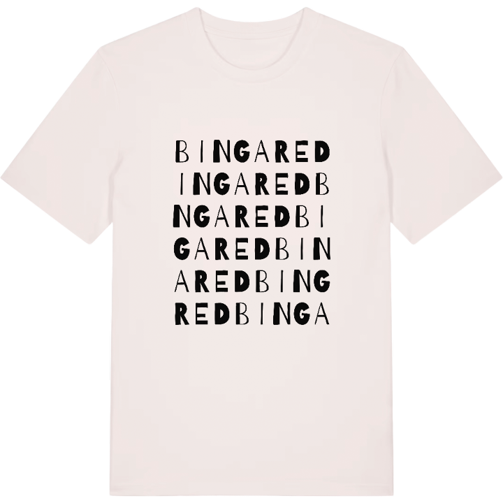 Bingared ordlek t-shirt – t-shirt från PinShirt