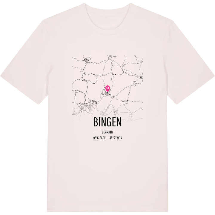 Bingen karta t-shirt – t-shirt från PinShirt