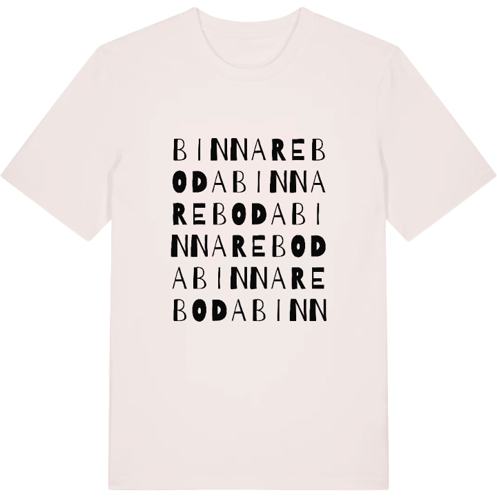 Binnareboda ordlek t-shirt – t-shirt från PinShirt