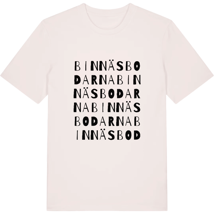 Binnäsbodarna ordlek t-shirt – t-shirt från PinShirt