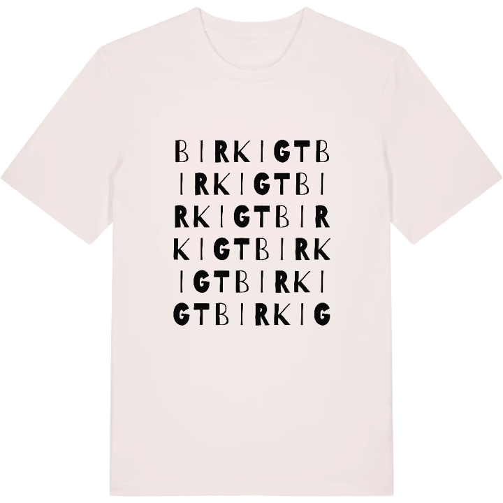 Birkigt ordlek t-shirt – t-shirt från PinShirt
