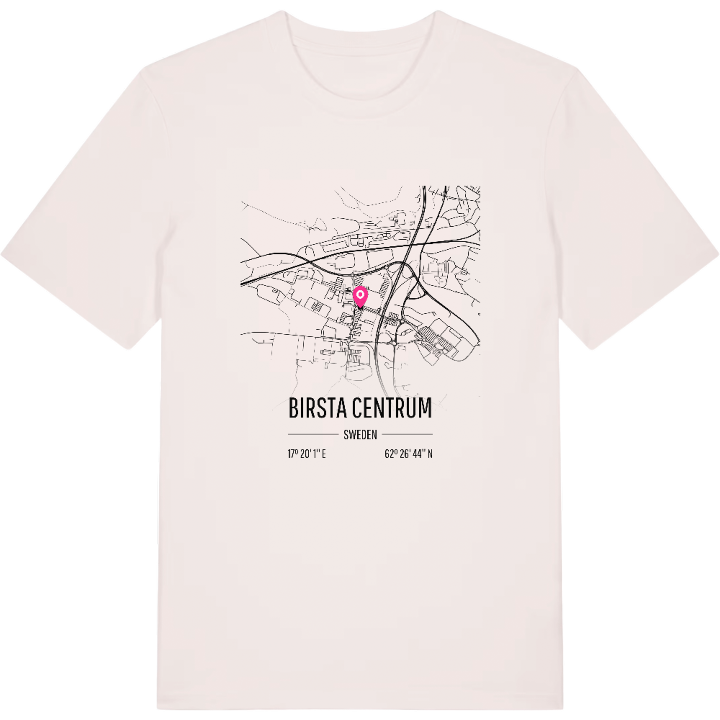 Birsta Centrum karta t-shirt – t-shirt från PinShirt