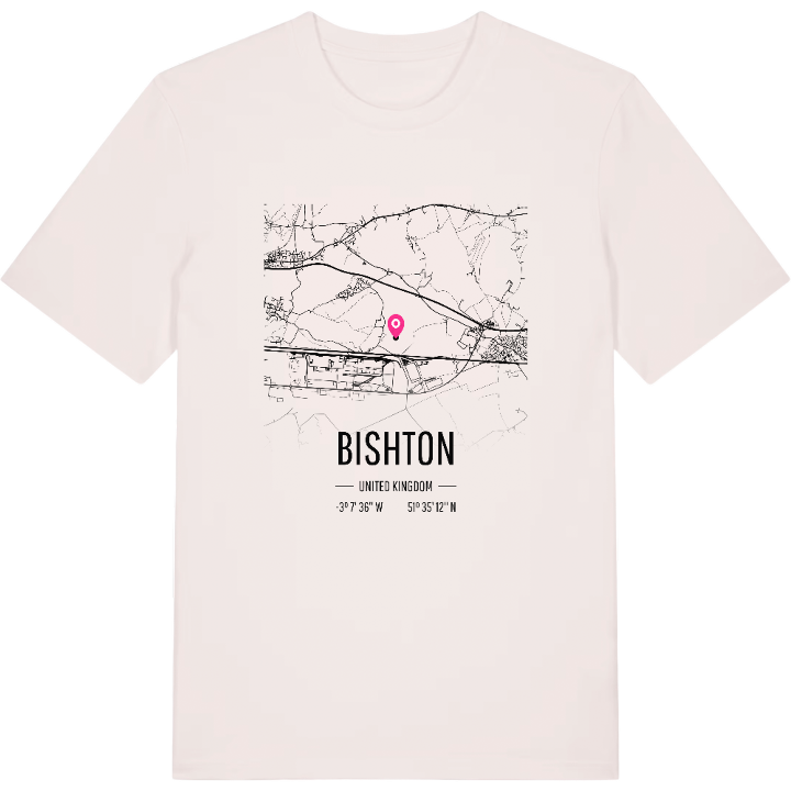 Bishton karta t-shirt – t-shirt från PinShirt