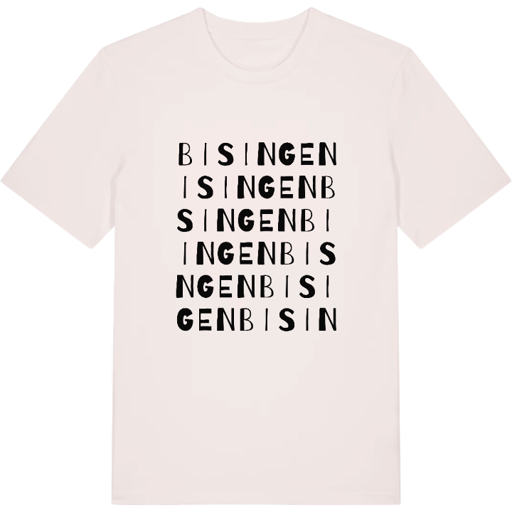Bisingen ordlek t-shirt – t-shirt från PinShirt