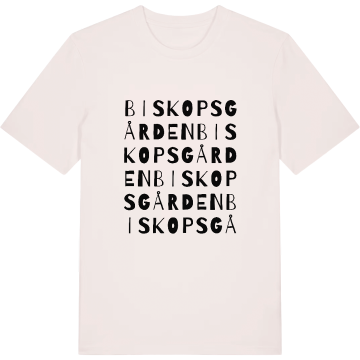 Biskopsgården ordlek t-shirt – t-shirt från PinShirt