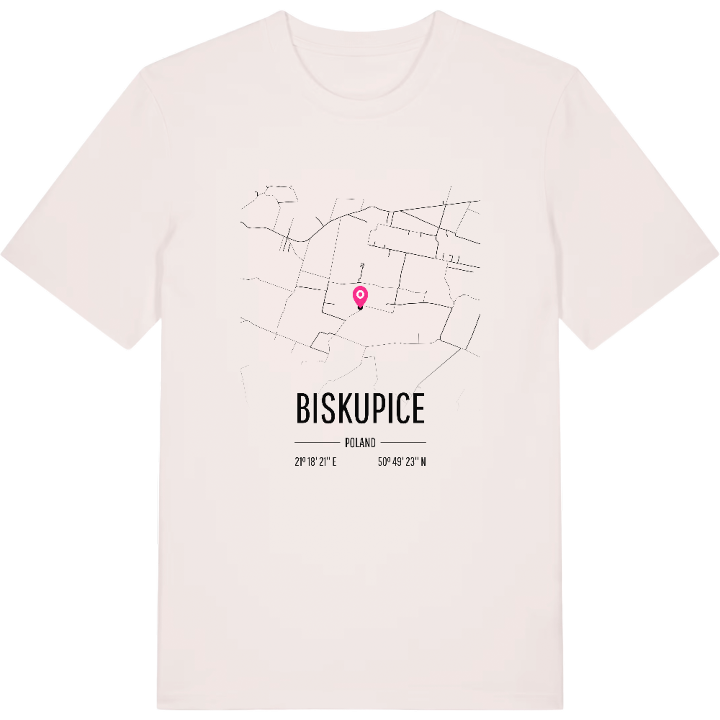 Biskupice karta t-shirt – t-shirt från PinShirt