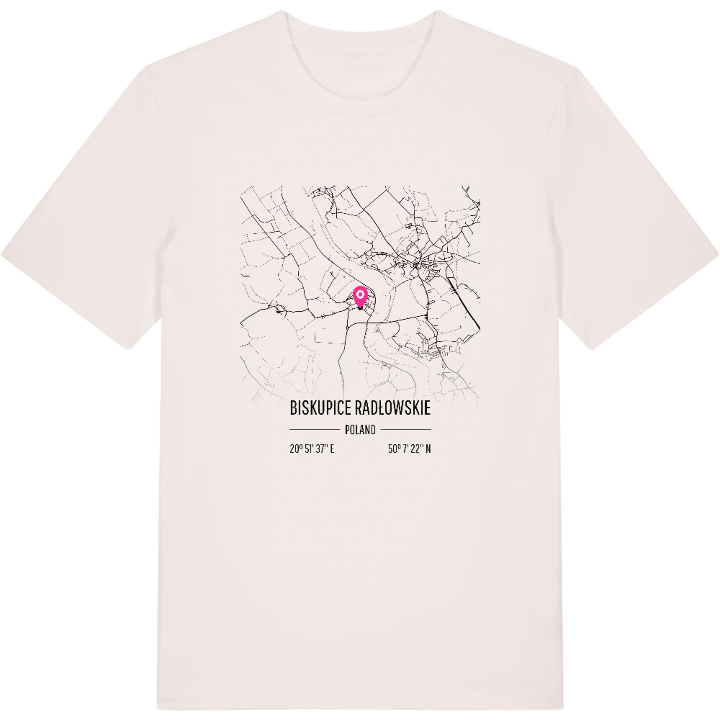 Biskupice Radłowskie karta t-shirt – t-shirt från PinShirt