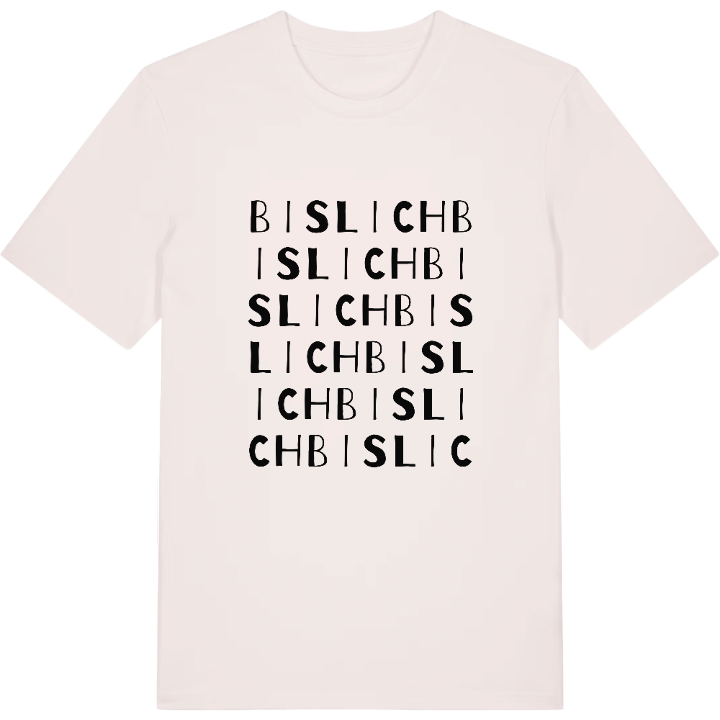 Bislich ordlek t-shirt – t-shirt från PinShirt