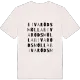 Bivarödsmölla ordlek t-shirt
