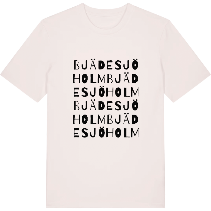 Bjädesjöholm ordlek t-shirt – t-shirt från PinShirt