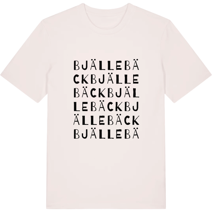 Bjällebäck ordlek t-shirt – t-shirt från PinShirt