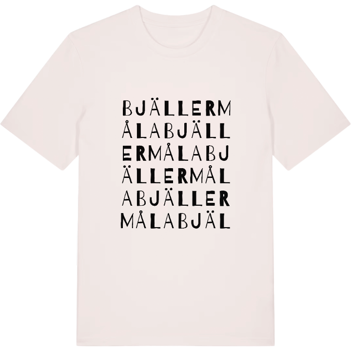 Bjällermåla ordlek t-shirt – t-shirt från PinShirt
