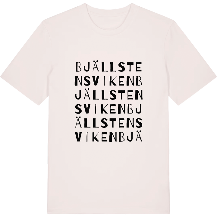 Bjällstensviken ordlek t-shirt – t-shirt från PinShirt