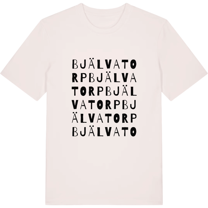 Bjälvatorp ordlek t-shirt – t-shirt från PinShirt