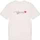 Bjäret hjärta t-shirt