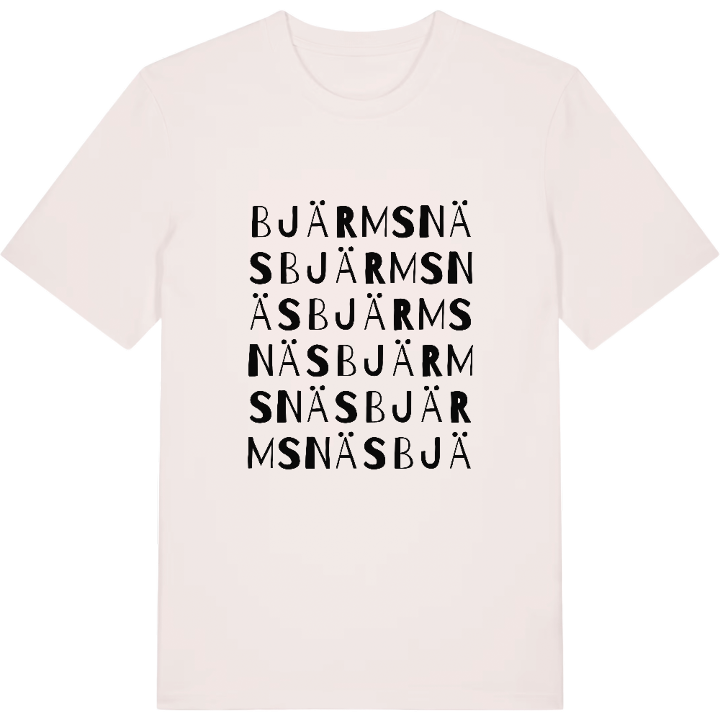 Bjärmsnäs ordlek t-shirt – t-shirt från PinShirt