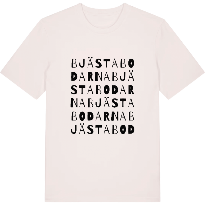 Bjästabodarna ordlek t-shirt – t-shirt från PinShirt
