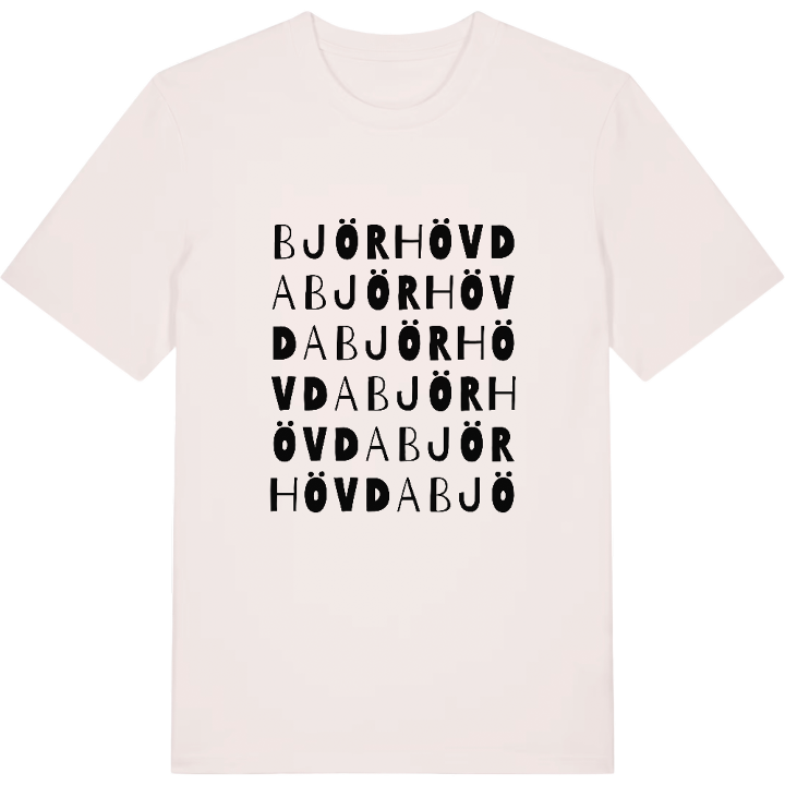 Björhövda ordlek t-shirt – t-shirt från PinShirt