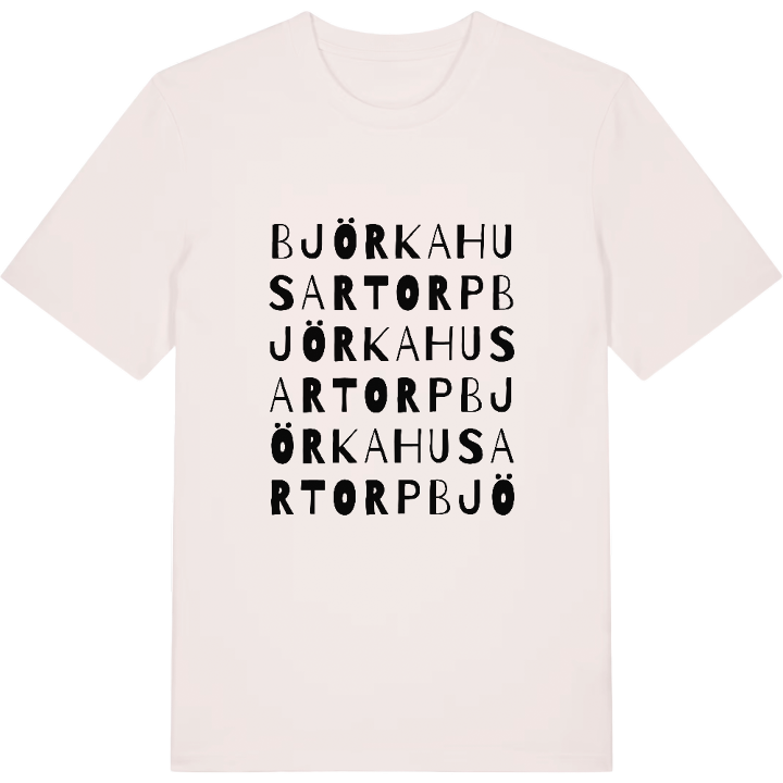Björka husartorp ordlek t-shirt – t-shirt från PinShirt