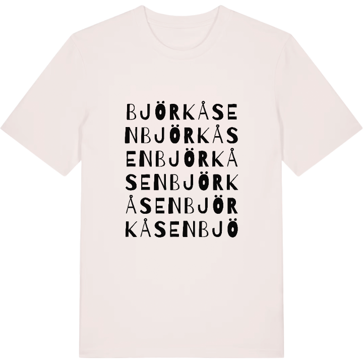 Björkåsen ordlek t-shirt – t-shirt från PinShirt