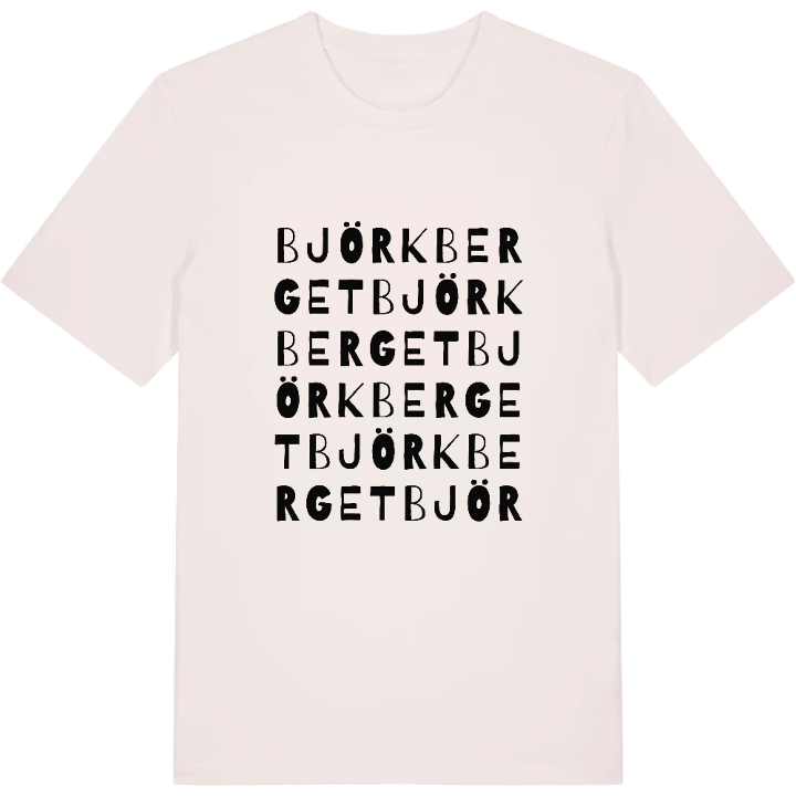 Björkberget ordlek t-shirt – t-shirt från PinShirt