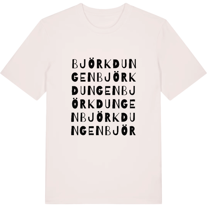 Björkdungen ordlek t-shirt – t-shirt från PinShirt