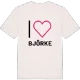Jag älskar Björke t-shirt stort tryck