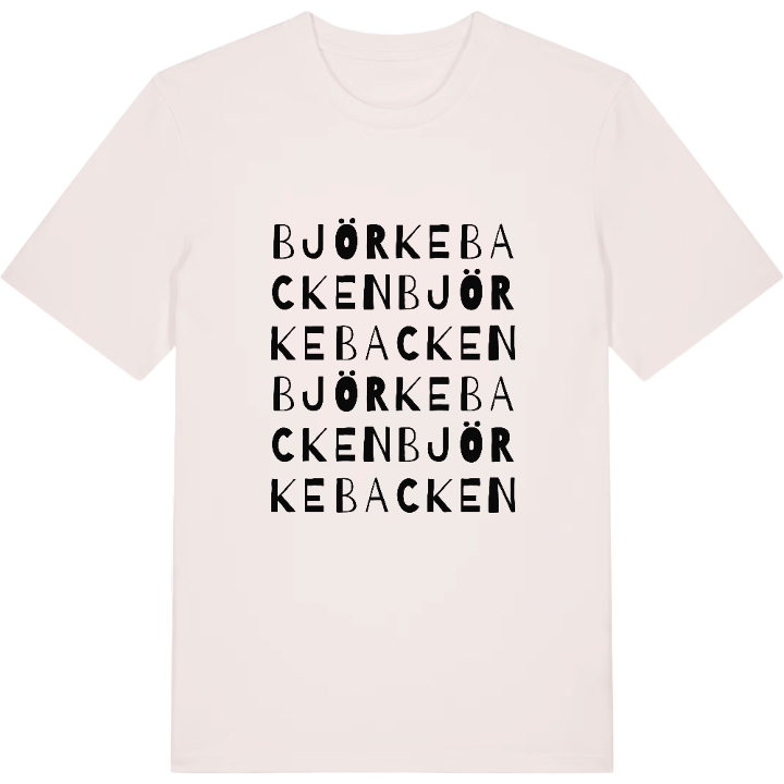 Björkebacken ordlek t-shirt – t-shirt från PinShirt