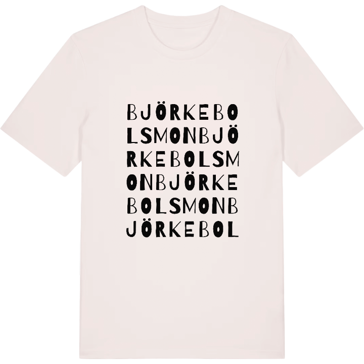Björkebolsmon ordlek t-shirt – t-shirt från PinShirt