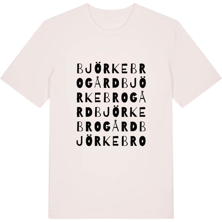 Björkebro gård ordlek t-shirt – t-shirt från PinShirt