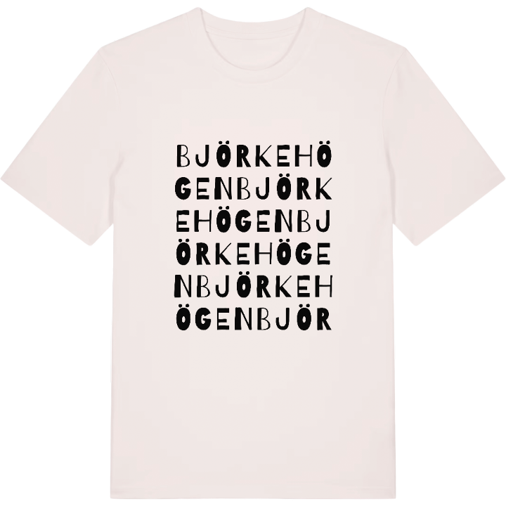 Björkehögen ordlek t-shirt – t-shirt från PinShirt
