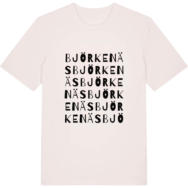 Björkenäs ordlek t-shirt – t-shirt från PinShirt