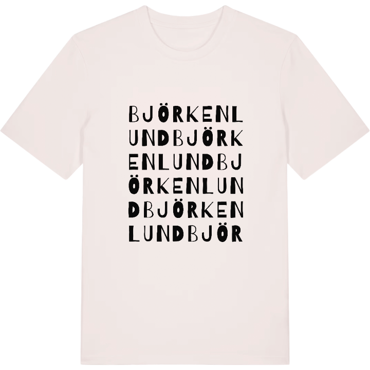 Björkenlund ordlek t-shirt – t-shirt från PinShirt