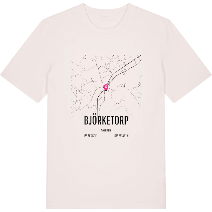 Björketorp karta t-shirt – t-shirt från PinShirt
