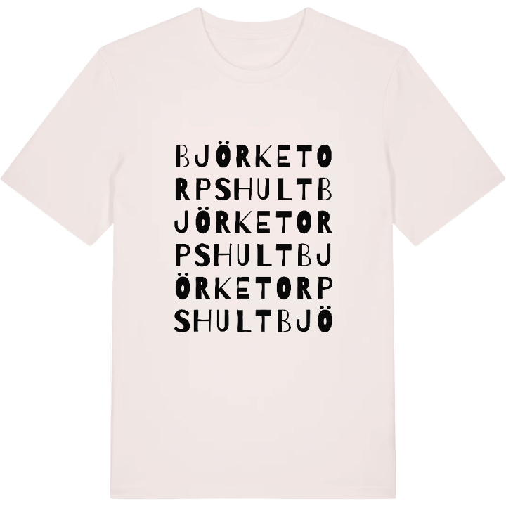 Björketorpshult ordlek t-shirt – t-shirt från PinShirt