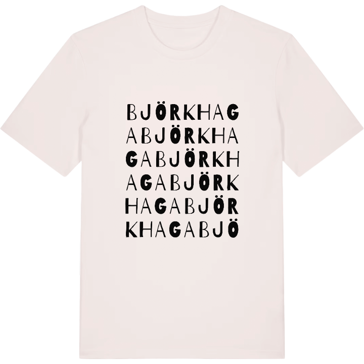Björkhaga ordlek t-shirt – t-shirt från PinShirt