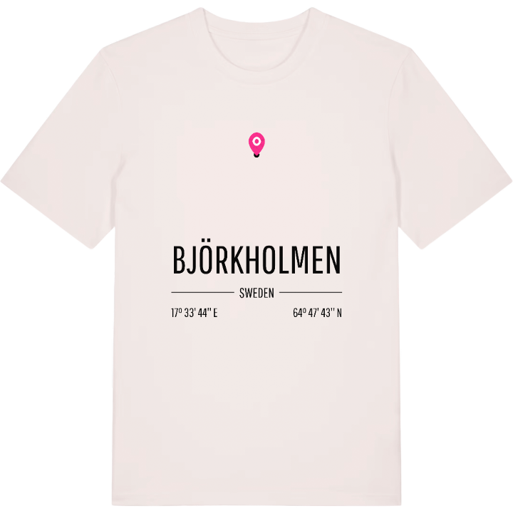 Björkholmen karta t-shirt – t-shirt från PinShirt