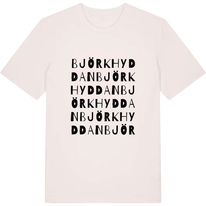 Björkhyddan ordlek t-shirt – t-shirt från PinShirt