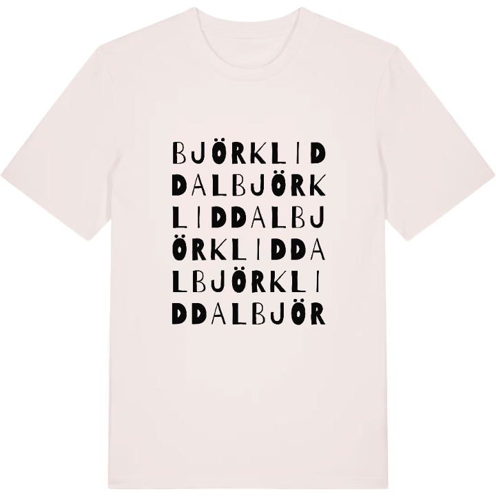 Björkliddal ordlek t-shirt – t-shirt från PinShirt