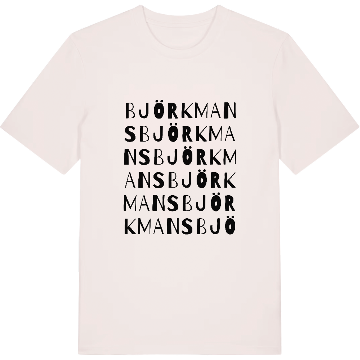 Björkmans ordlek t-shirt – t-shirt från PinShirt
