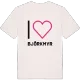 Jag älskar Björkmyr t-shirt stort tryck