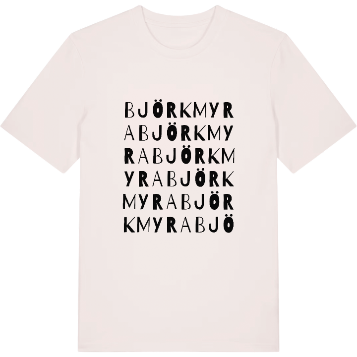 Björkmyra ordlek t-shirt – t-shirt från PinShirt
