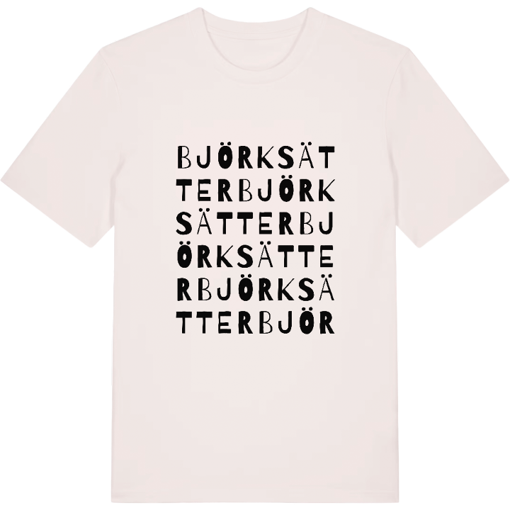 Björksätter ordlek t-shirt – t-shirt från PinShirt