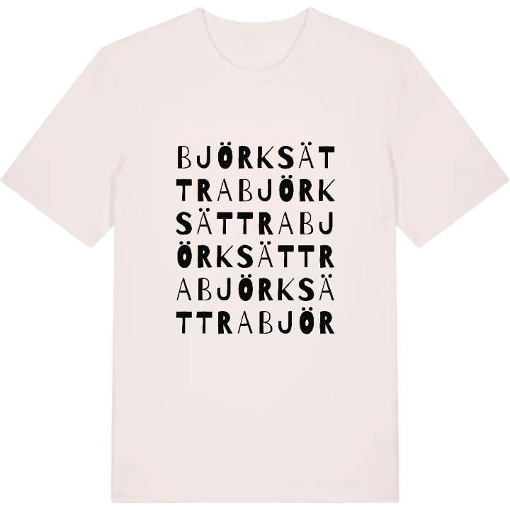Björksättra ordlek t-shirt – t-shirt från PinShirt