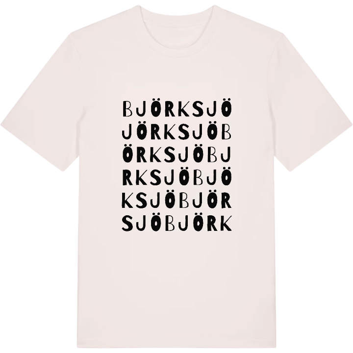 Björksjö ordlek t-shirt – t-shirt från PinShirt